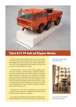 Tatra 813 TP 6x6 od Ripper Works