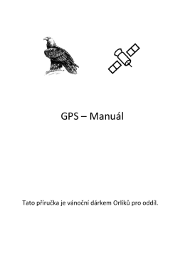 GPS manuál