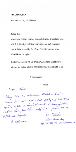 FINE DREAM, s.r.o. Př&iacute;stavn&iacute; 321/14, 170 OO Praha 7 Dobr&yacute; den