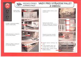 ASOCIACE VÝROBCŮ VADY PRO VYŘAZENÍ PALET
