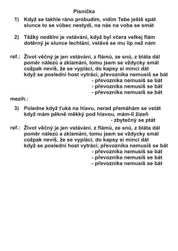 Písnička