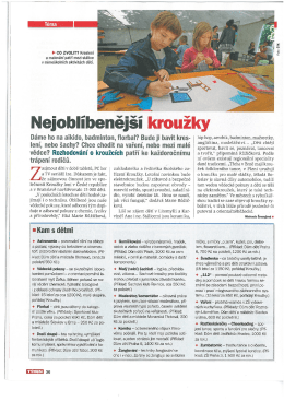 Nejoblíbenesii krouž