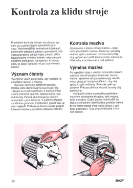 Kontrola za klidu stroje