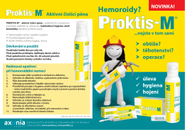 Proktis-M - Léčba hemoroidů