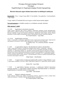 Program és előadók letöltése (  formátumú dokumentum)