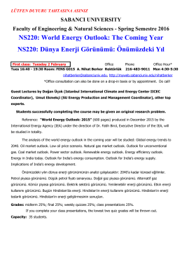 NS220: World Energy Outlook