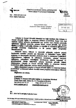 İş Kurumu Eğitimleri