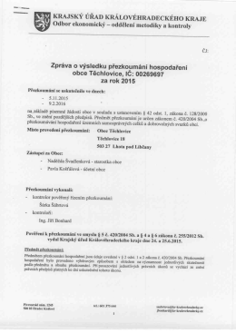 004-2016-4 - Obec Těchlovice