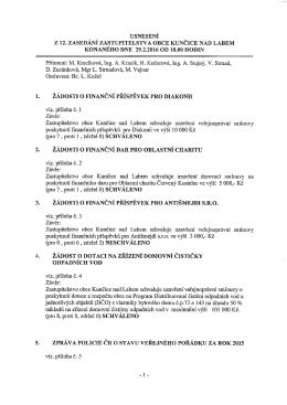 Usnesen&iacute; ZO 26.2.2016