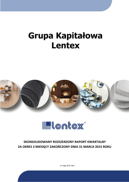 Grupa Kapitałowa Lentex
