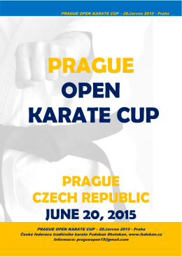 Prague Open Karate Cup