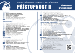 Heuristiky - Př&iacute;stupnost II