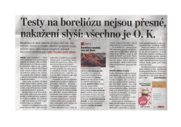 Testy na boreli&oacute;zu nejsou přesn&eacute;,