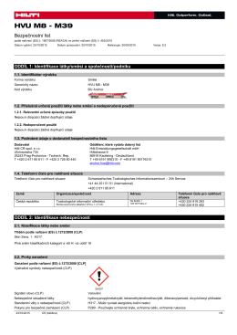 PDF Bezpečnostní list HVU (CS)