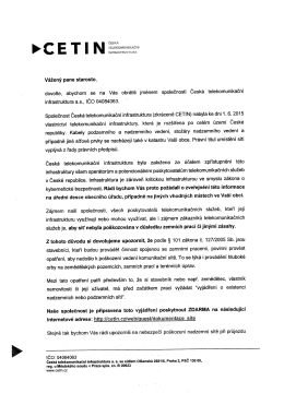 infrastruktura a.s., lČO 04084063. ~ "