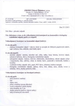 EKOSO Trhov&yacute; Stěp&aacute;nov, s.r.o.