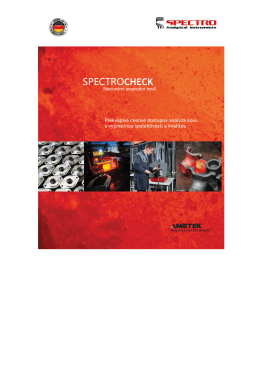 SPECTROCHECK Brochure