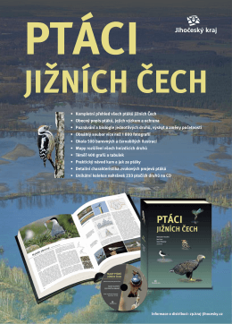 • Kompletní přehled všech ptáků jižních Čech • Obecný popis ptáků