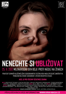 Pozvánka sebeobrana pro ženy