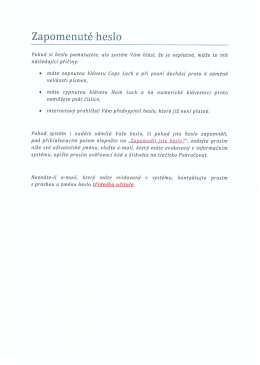 Postupujte podle přiložen&eacute;ho n&aacute;vodu!