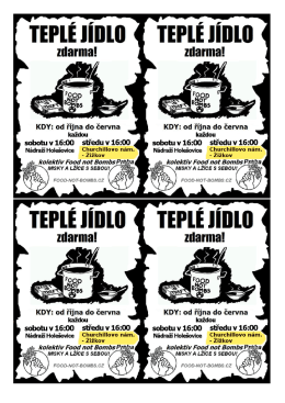 TEPlĚ lÍIllll - Food Not Bombs