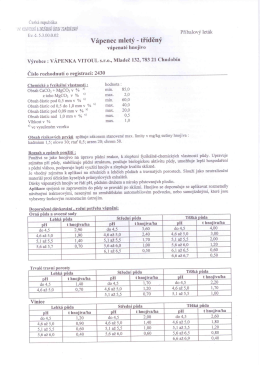 V&aacute;penec mlet&yacute; - tř&iacute;děn&yacute;