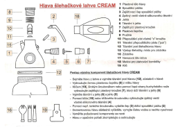 Stáhněte si postup výměny dílů šlehačkové hlavy CREAM