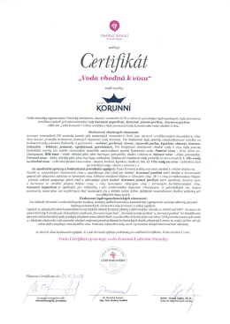 Certiﬁkát