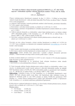 pozv&aacute;nka na VH 11.1.2016