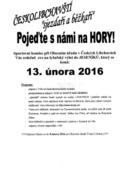 Paied`te s námi na HORY!