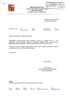 Zabezpečení lékařské služby první pomoci