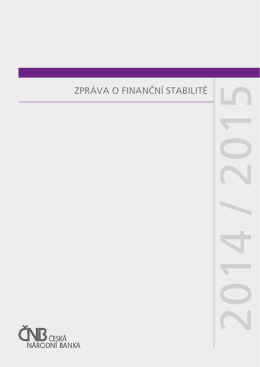 Zpráva o finanční stabilitě 2014/2015