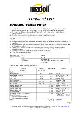 TL-DYNAMIC syntec 5W40