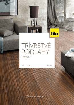 Katalog třívrstvých podlah Tilo 2015
