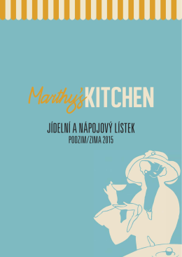 Stálá nabídka - Marthy`s Kitchen