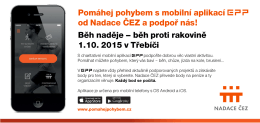 Běh naděje - běh proti rakovině
