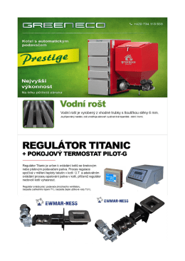 `presčíge gra/Ě: - Automatické kotle Greeneco