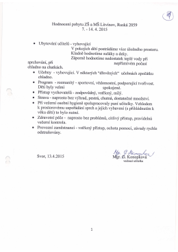 Hodnocen&iacute; pobytu Z&Scaron; a M&Scaron; Litv&iacute;nov, Rusk&aacute; 2059