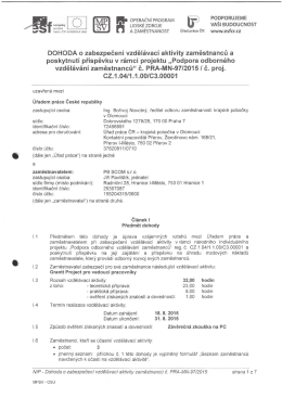 &bdquo; i &Iacute;KV&Aacute;&Iacute;`: Ů E&ldquo; VA&Scaron;I BUDOUCNOST