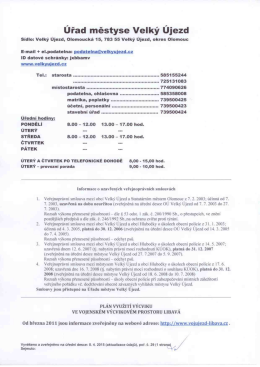 St&aacute;hnout - Městys Velk&yacute; &Uacute;jezd