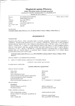 stavebn&iacute; povolen&iacute;