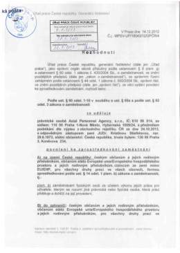 povolen&iacute; MPSV - agenturn&iacute; zaměstn&aacute;v&aacute;n&iacute;