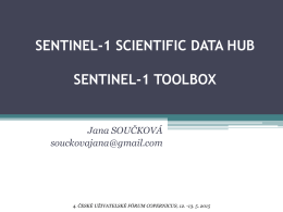 Sentinel-1 Scientific Data HUB a Sentinel-1