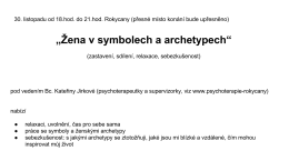 „Žena v symbolech a archetypech“
