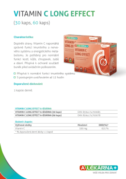 VITAMIN C LONG EFFECT