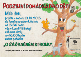 Podzimní pohádka pro děti 10.10.2015