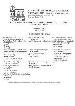 vložen&eacute; dokumenty - Vlastivědn&eacute; muzeum a galerie v Česk&eacute; L&iacute;pě
