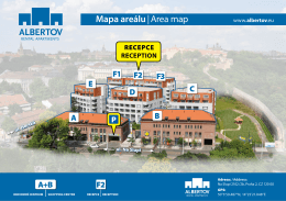 Mapa areálu| Area map - Rent apartment Prague