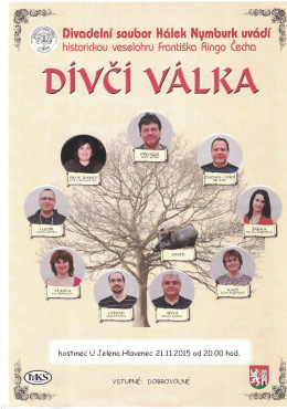 divadelní představení dívčí válka