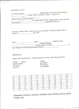HUSITSK&Eacute; V&Aacute;LKY